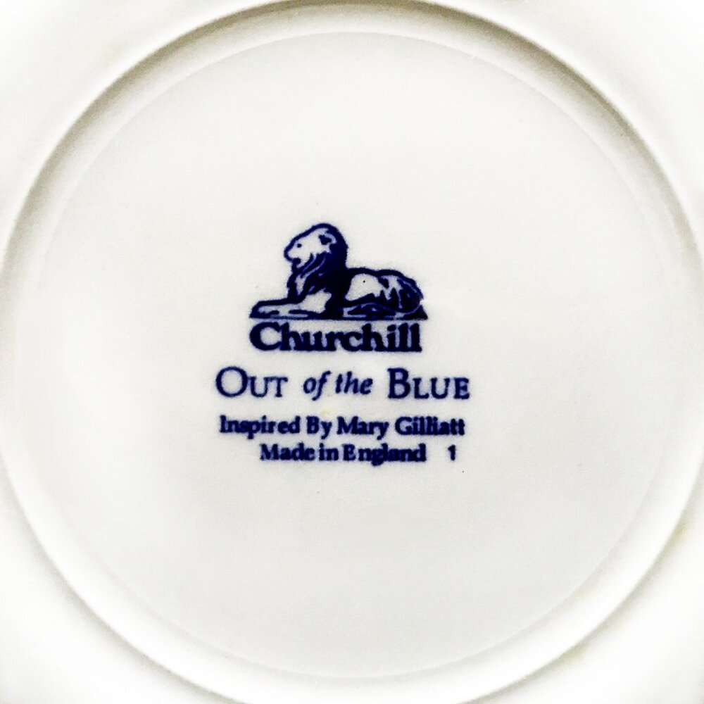 Two CHURCHILL Salad / Bread / Desert Plates - Picture 2 of 3